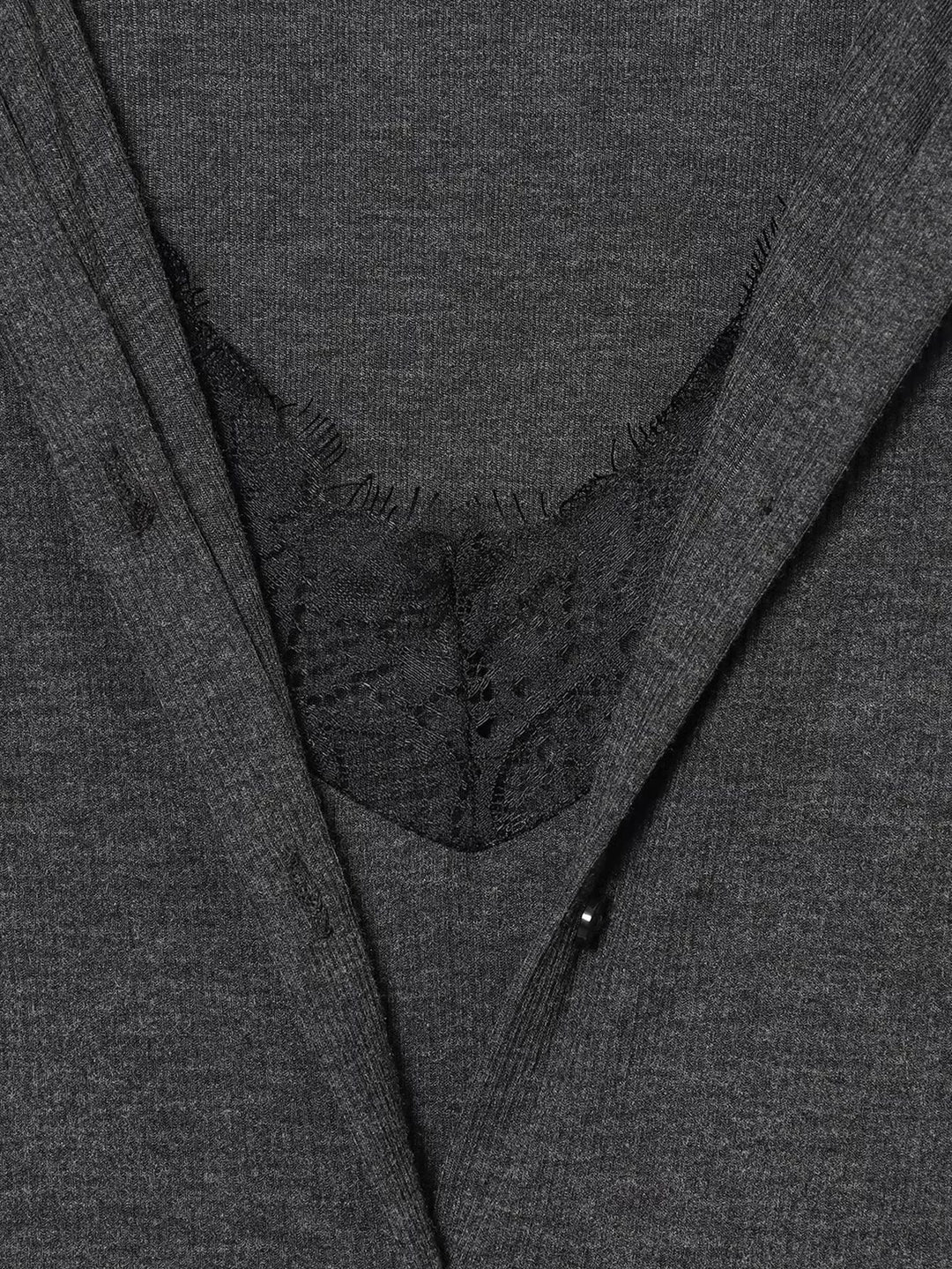 Muse™ | Lace-Trim Layered Cardigan