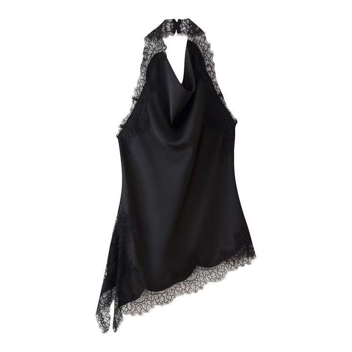 Muse™ | Lace Drape Halter Top
