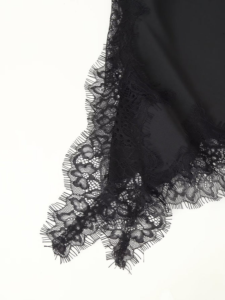 Muse™ | Lace Drape Halter Top