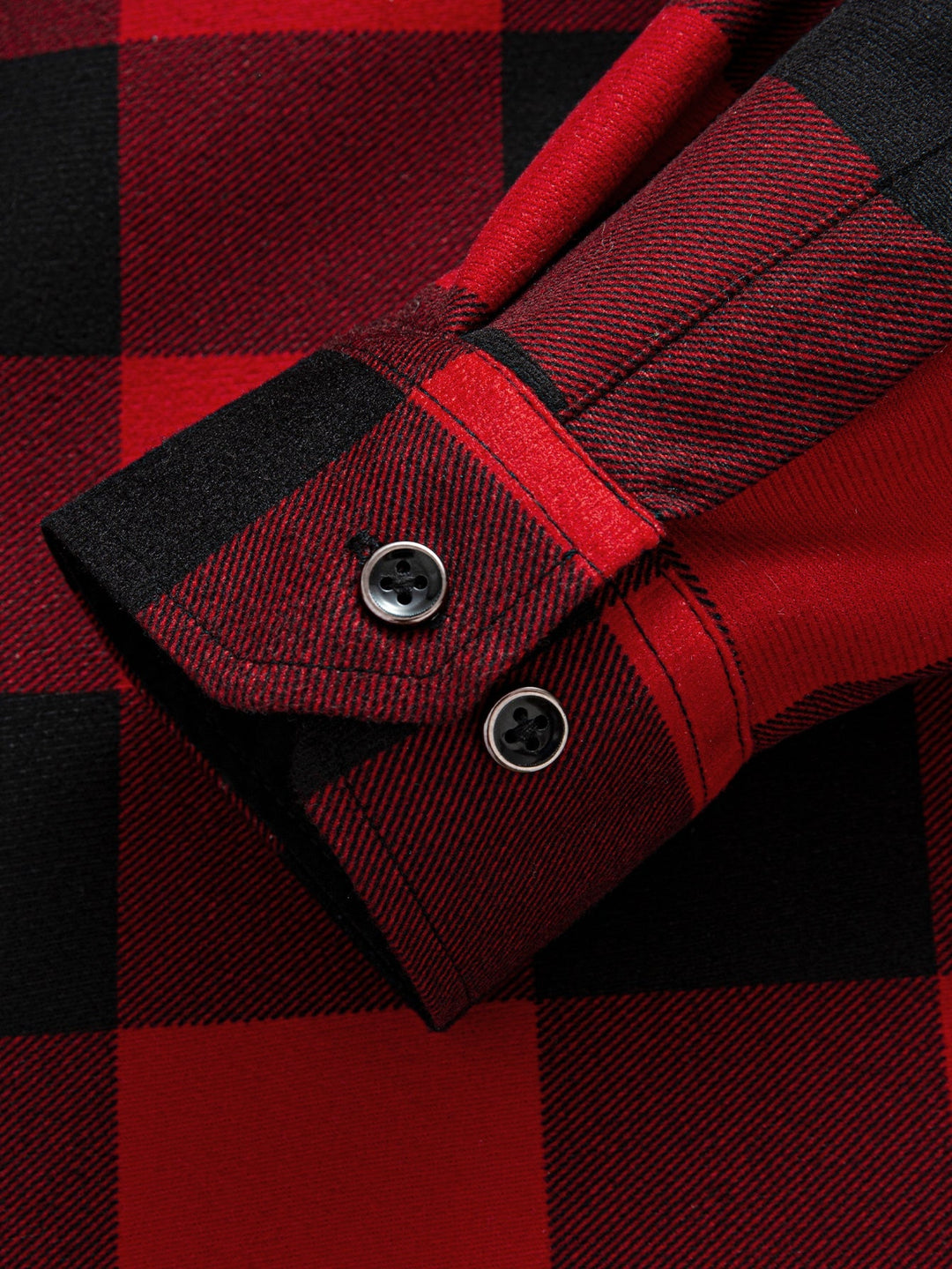 Flannel Fleece Lined Plaid Shirt With Pockets