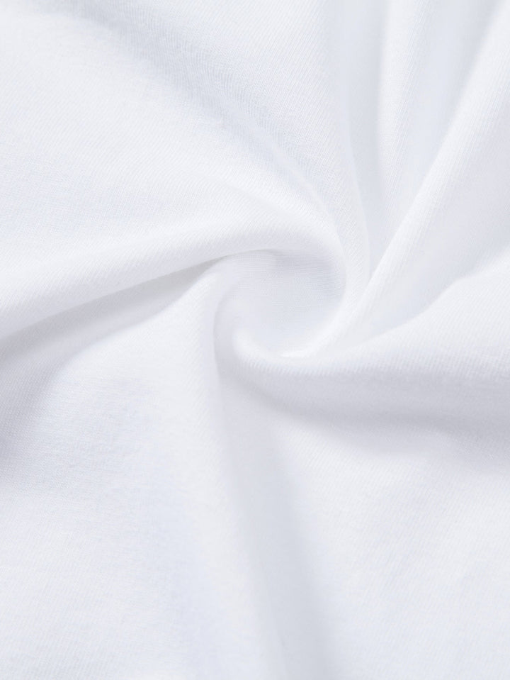Long Sleeved Cotton Hooded T-Shirt
