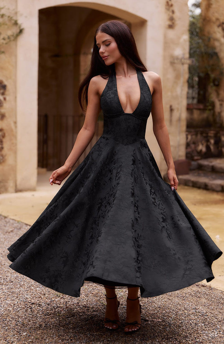 Esmeralda | Elegant Midi Dress