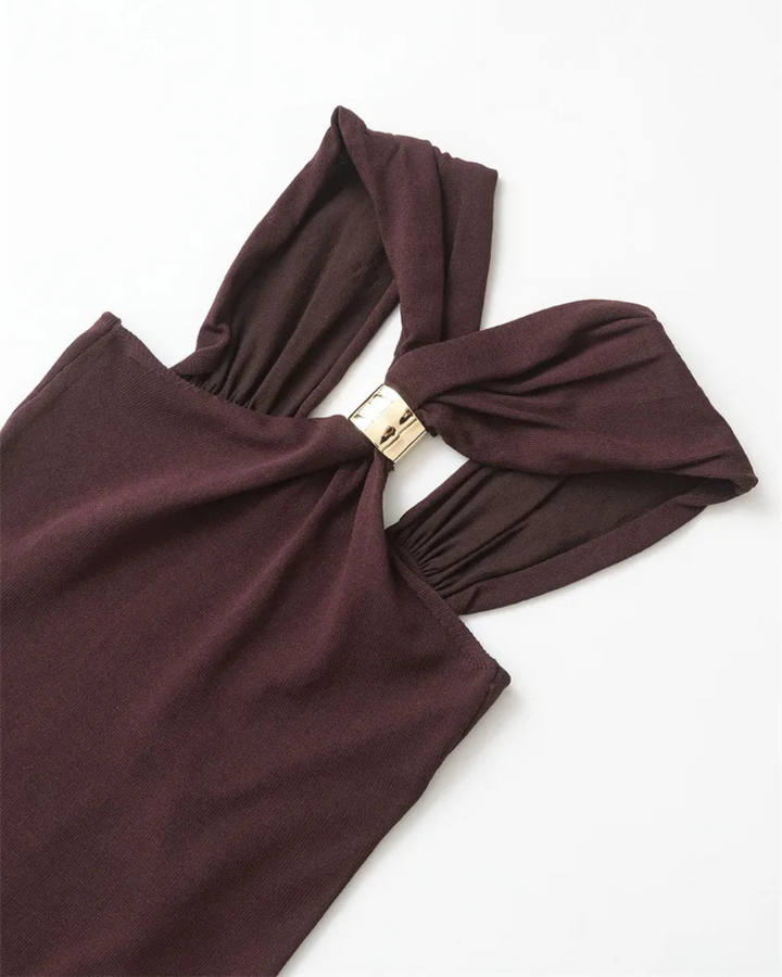 Muse™ | Mocha Halter Top