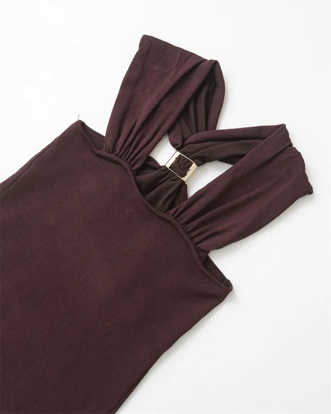 Muse™ | Mocha Halter Top