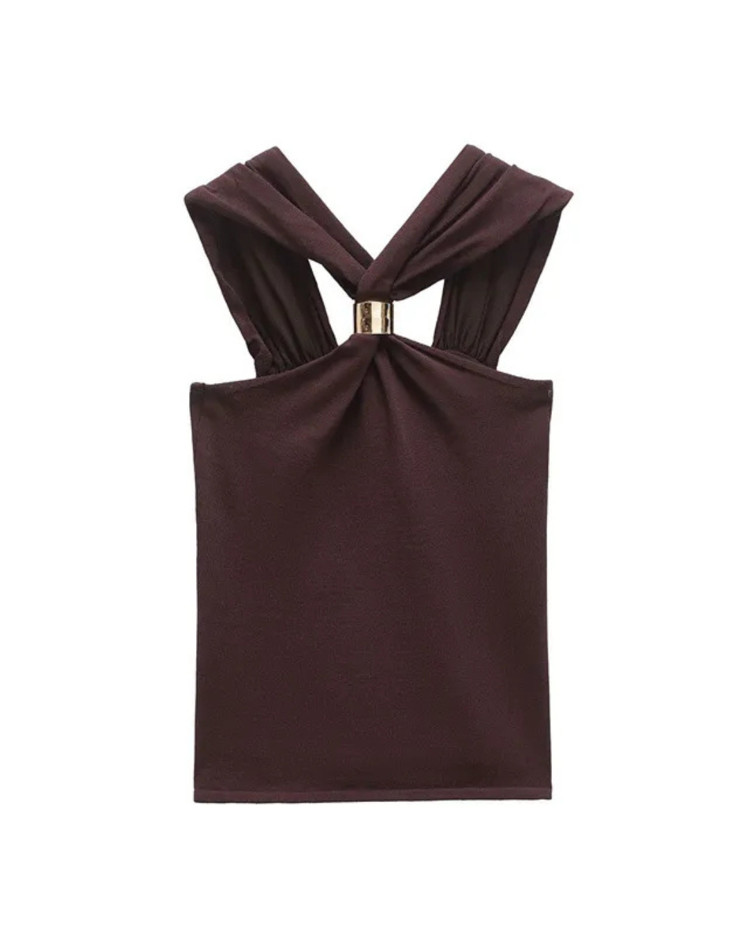 Muse™ | Mocha Halter Top