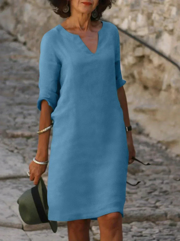 MMuse™ | Elegant Dress with V-Neck