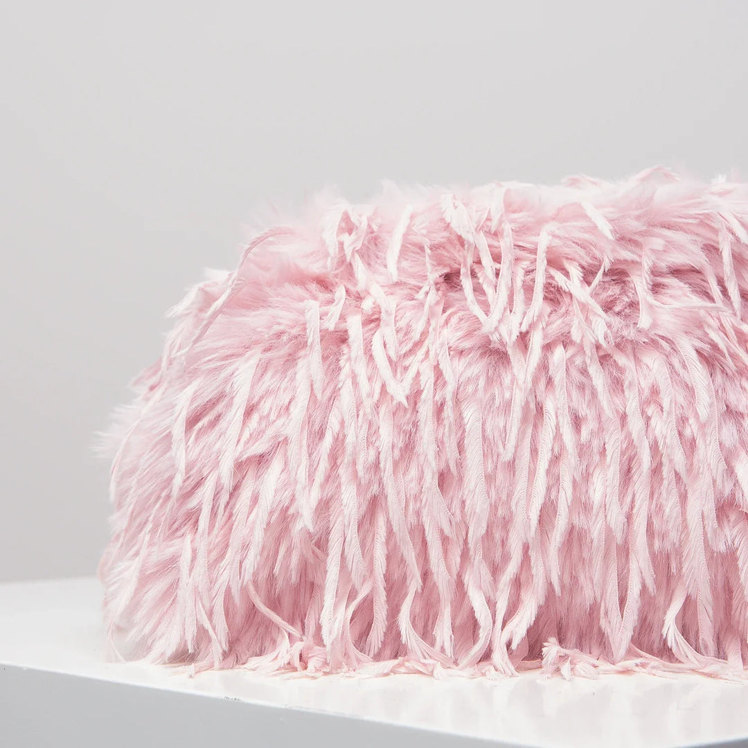 Rowan | Plush Clip Clutch