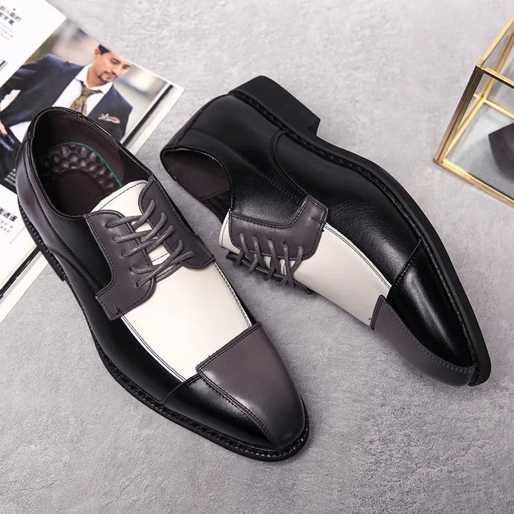 Camillo Ballini Leather Derby Shoes