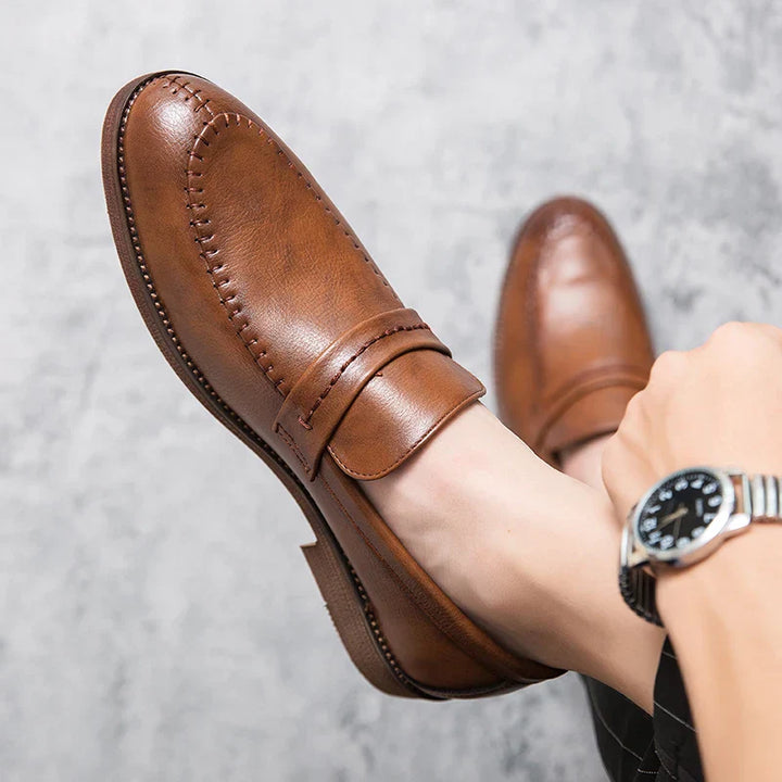 Cosimo Venturi Elegant Leather Loafers