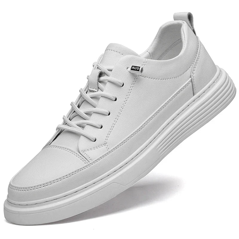 Elegant Thick Soled Leather Shoes