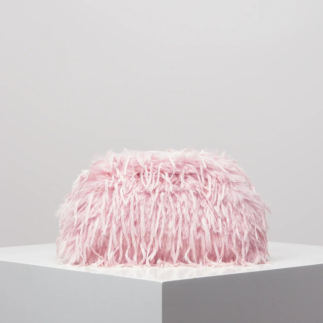 Rowan | Plush Clip Clutch