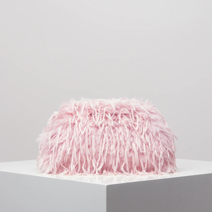 Rowan | Plush Clip Clutch