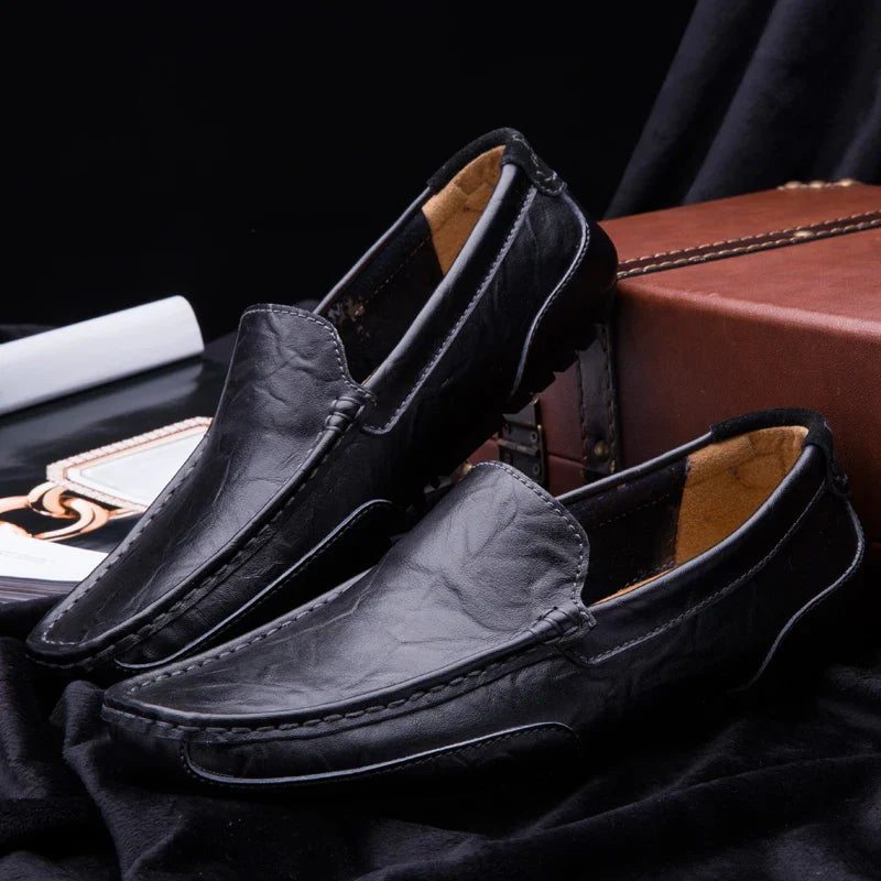 Davino Malvetti Casual Leather Driving Loafers