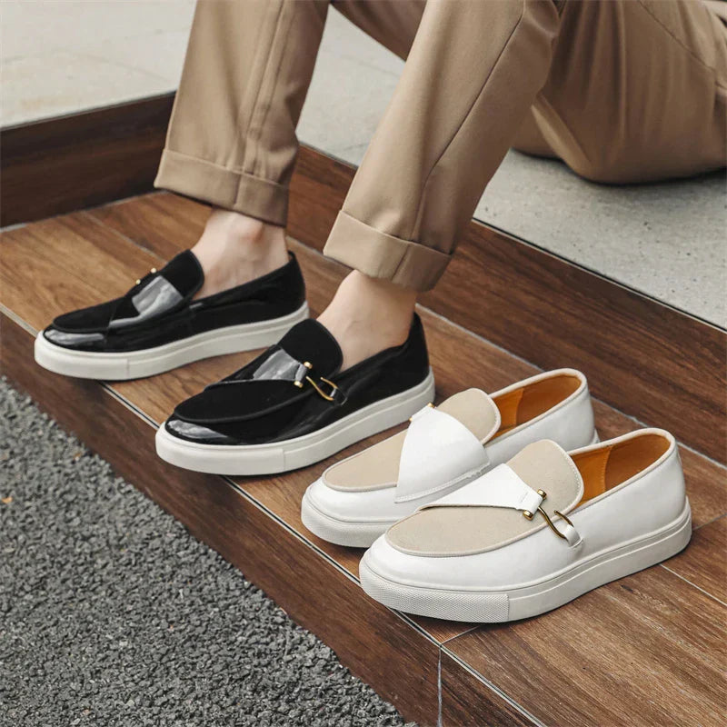 Henri Marceaux Leather Penny Loafer