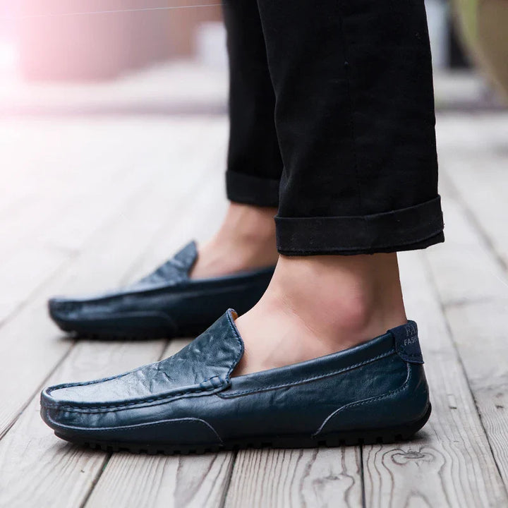 Davino Malvetti Casual Leather Driving Loafers