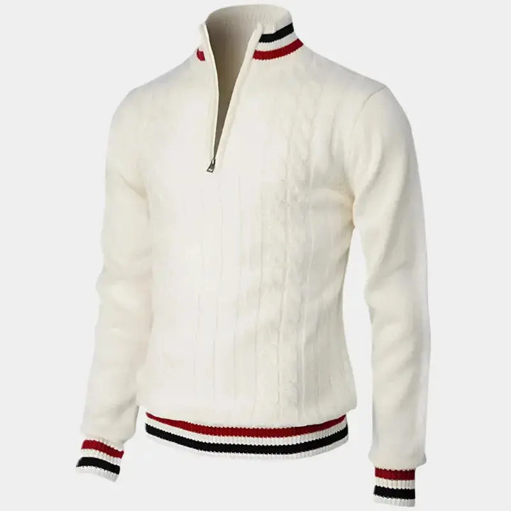 Wilson | Basic Turtleneck and Zip Sweater