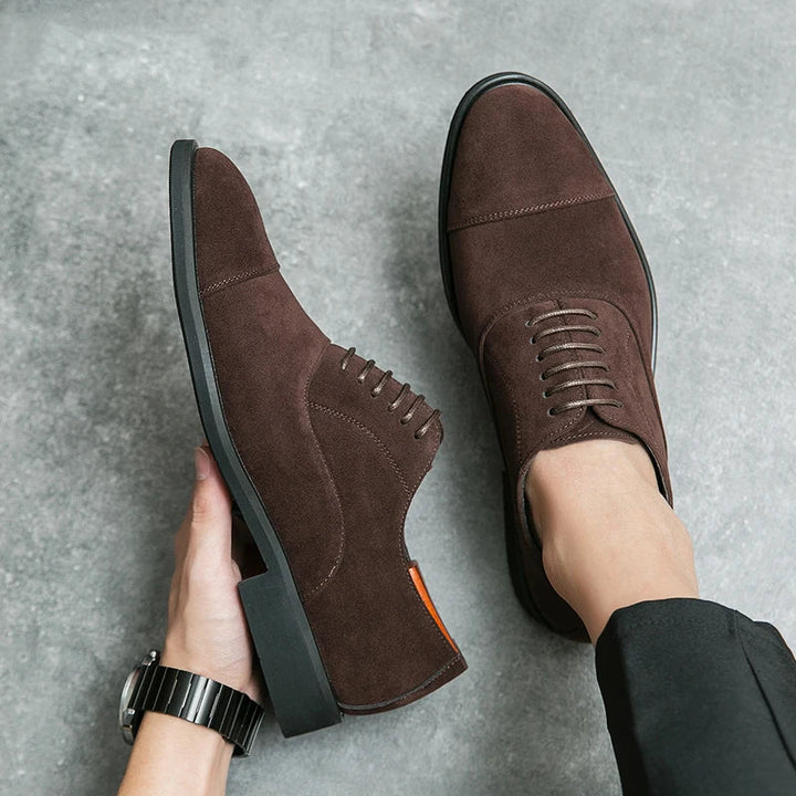 Claude Belleau Seude Derby Shoes