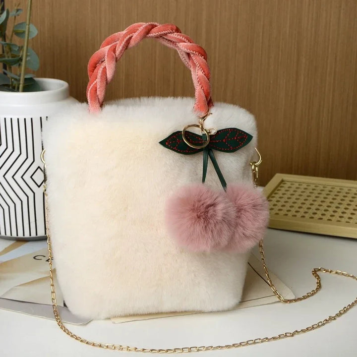 Rosalie | Plush Charm Shoulder Bag