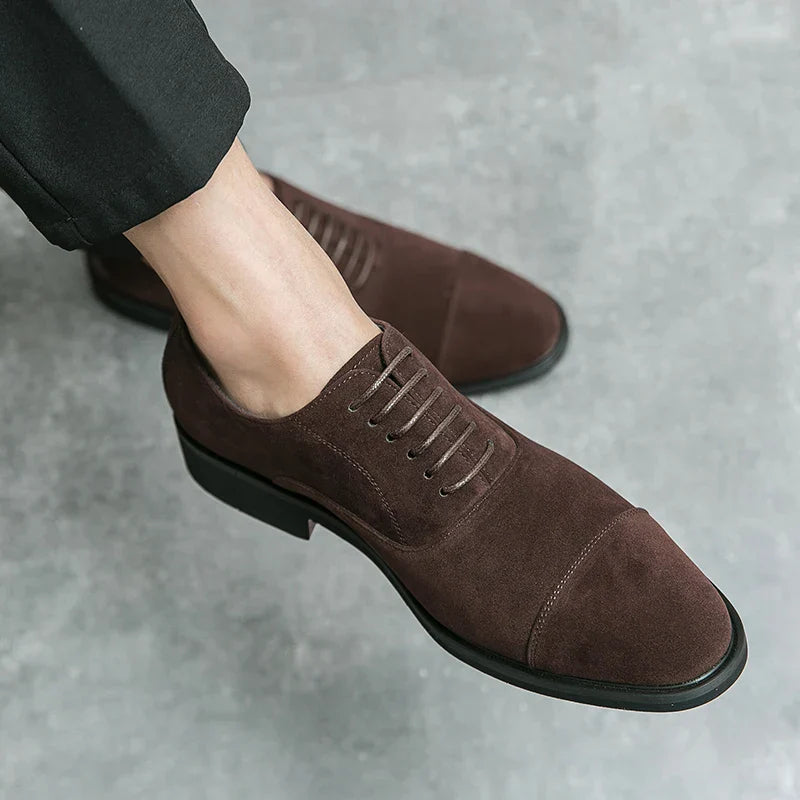 Claude Belleau Seude Derby Shoes