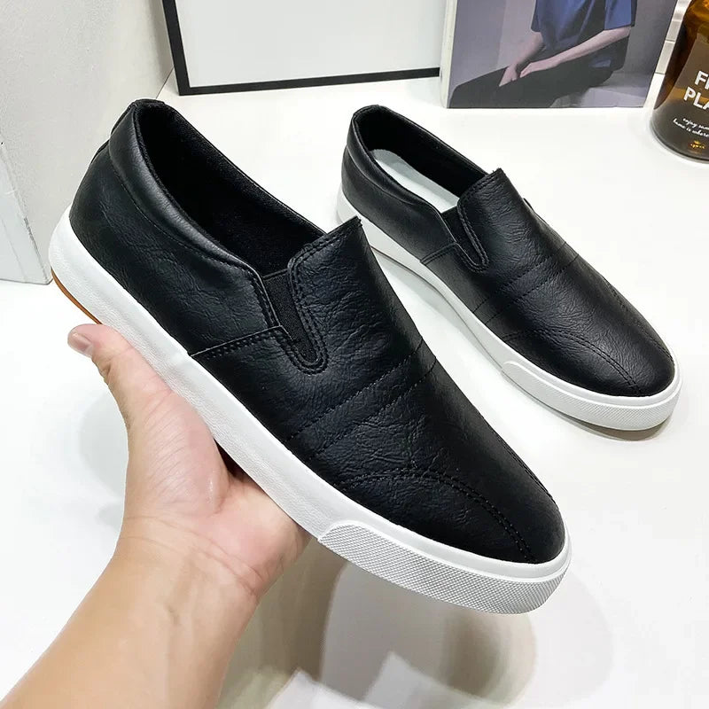 Lionel Portavani Men’s Leather Slip-On Loafers