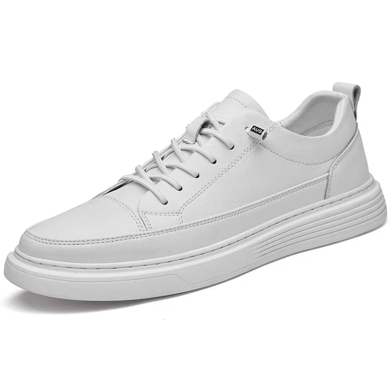Elegant Thick Soled Leather Shoes