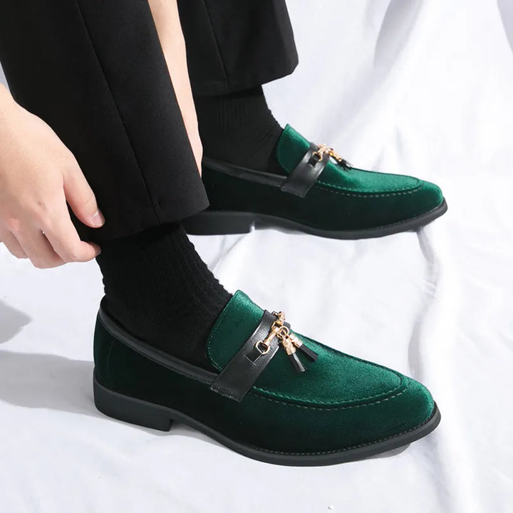 Enzo Silvestri Slip-On Leather Loafers