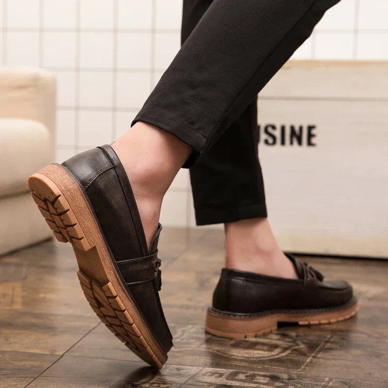 Dorian Cassavetti Men’s Casual Tassel Loafers
