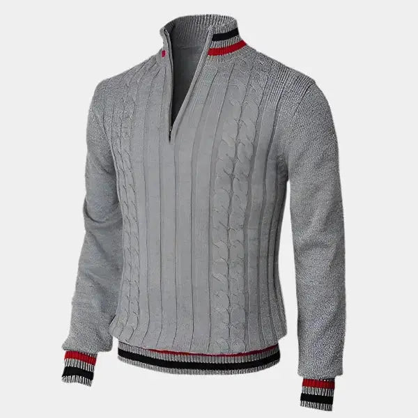 Wilson | Basic Turtleneck and Zip Sweater