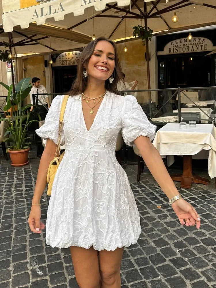 Muse™ | Puff Mini Dress