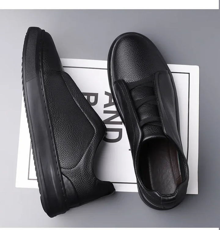 Heritage Leather Crossover Sneakers