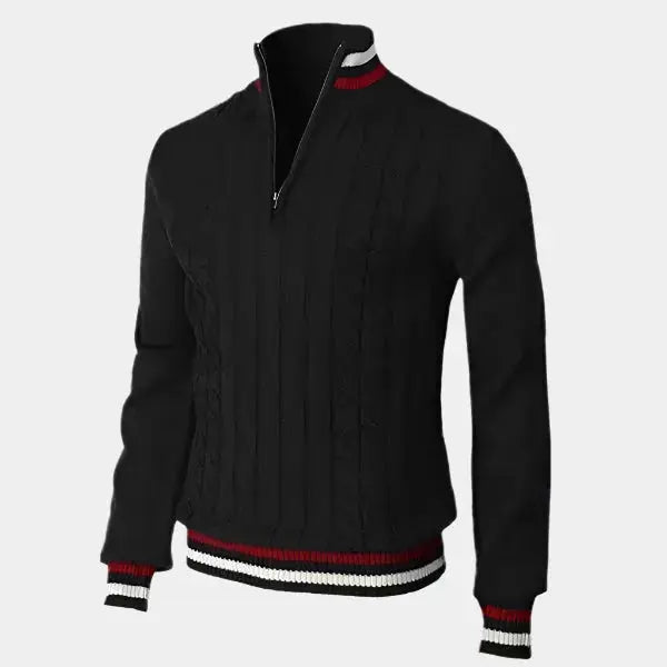 Wilson | Basic Turtleneck and Zip Sweater