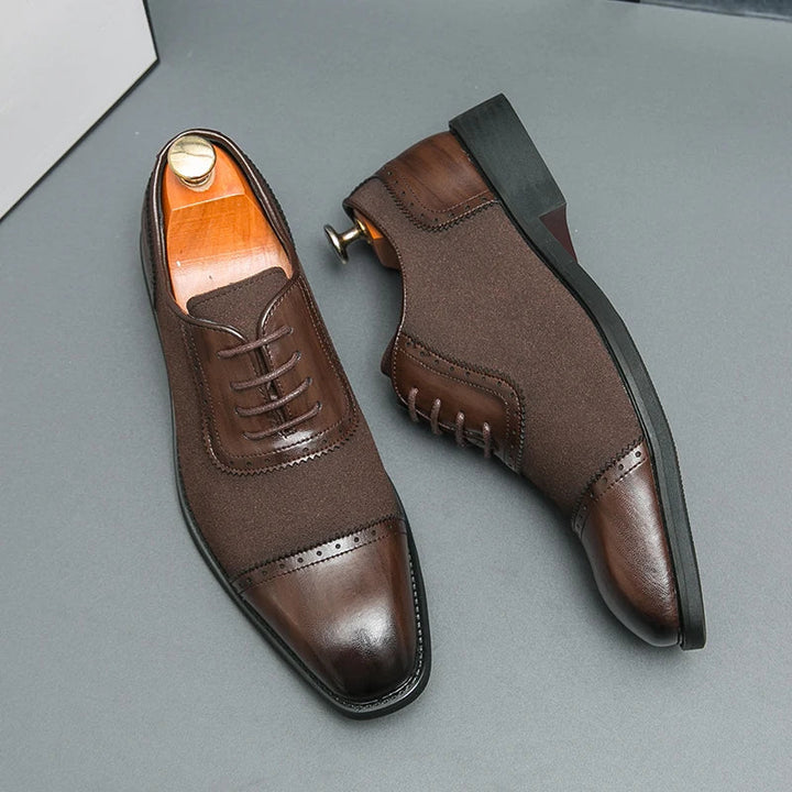 Luca Pellegrini Leather Oxford Brogues Shoes