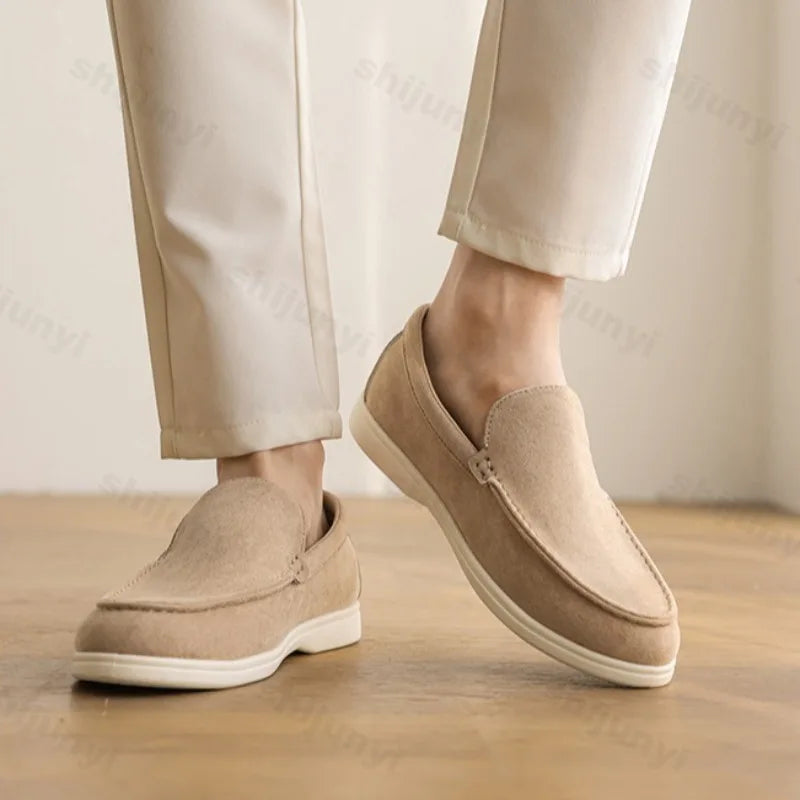 Dante Lucarello Casual Suede Slip-On Loafers