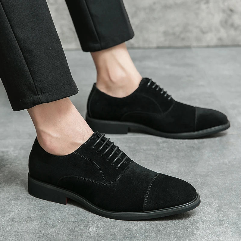 Claude Belleau Seude Derby Shoes