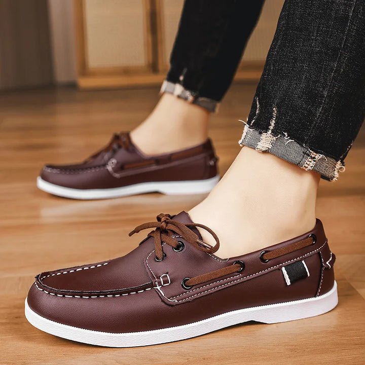 Jules Marchesani Leather Moccasins – Casual Slip-On Loafers