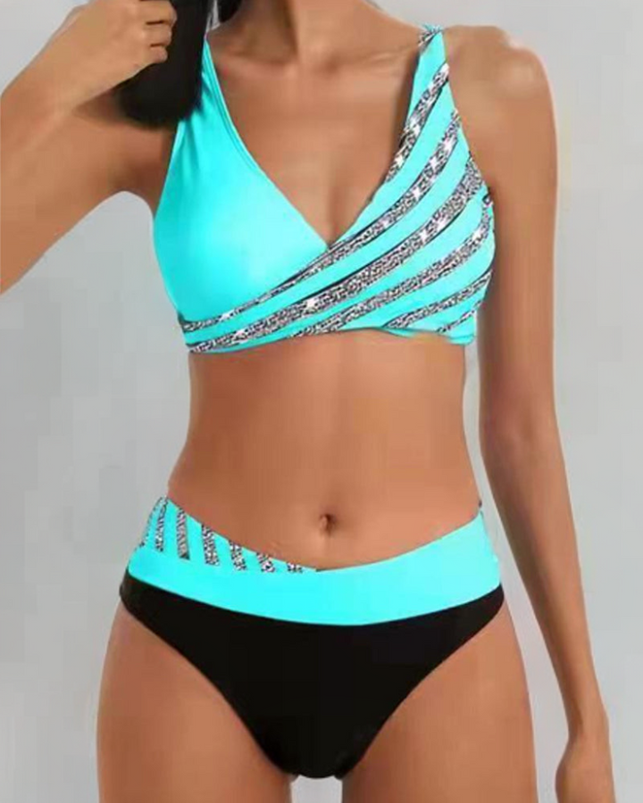 wilson - Printed Bikini in Warm Tones