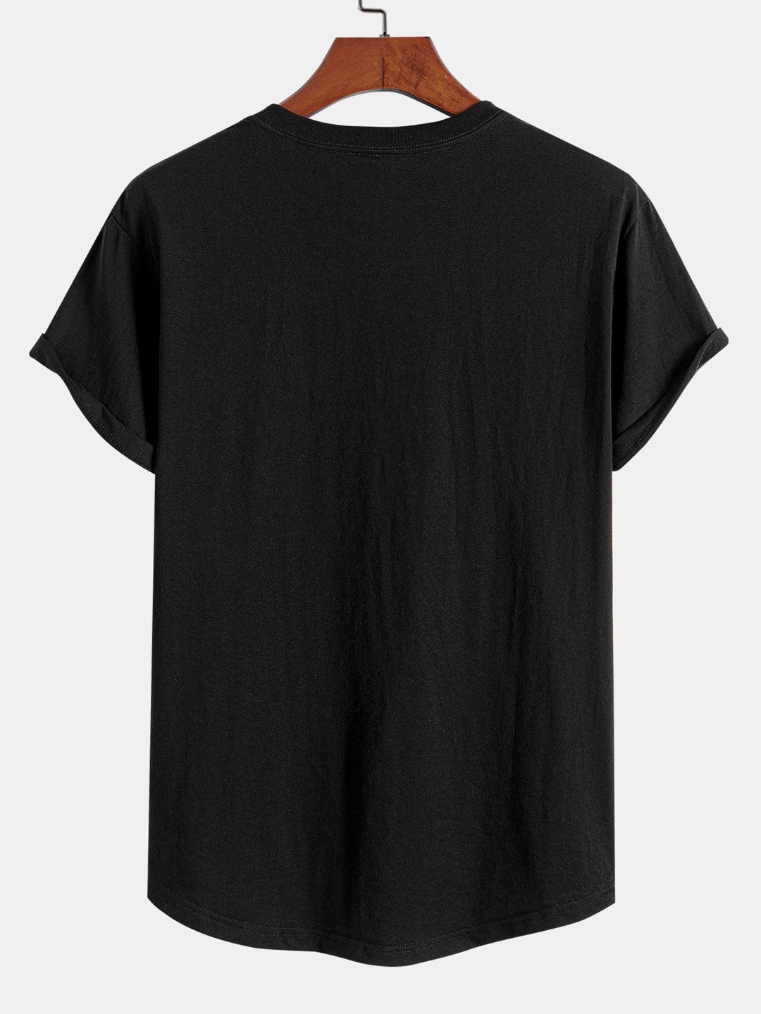 Tokyo Ukiyo-e Print Cotton Arc Hem T-Shirt