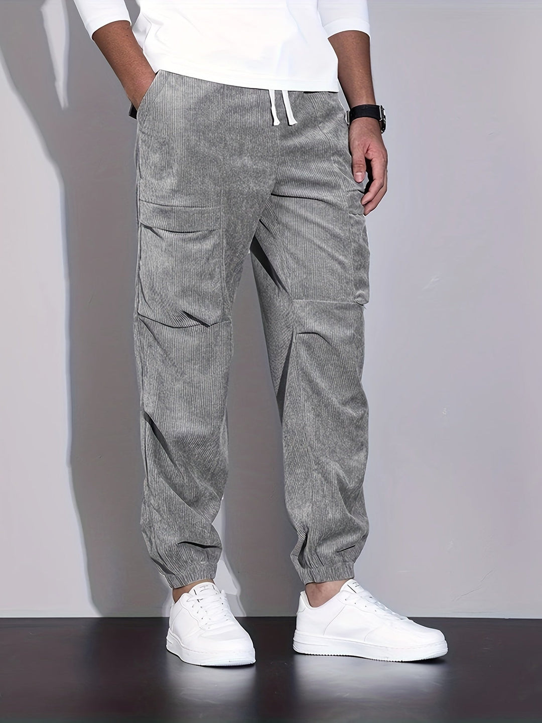 Raven Corduroy Cargo Pants