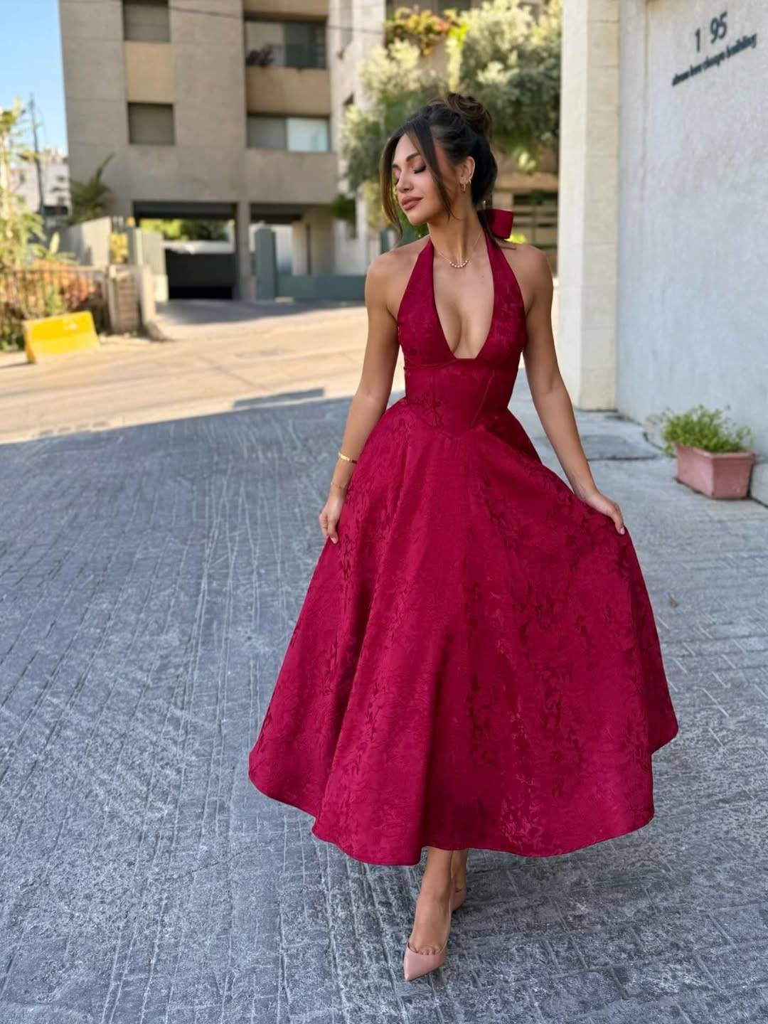 Esmeralda | Elegant Midi Dress