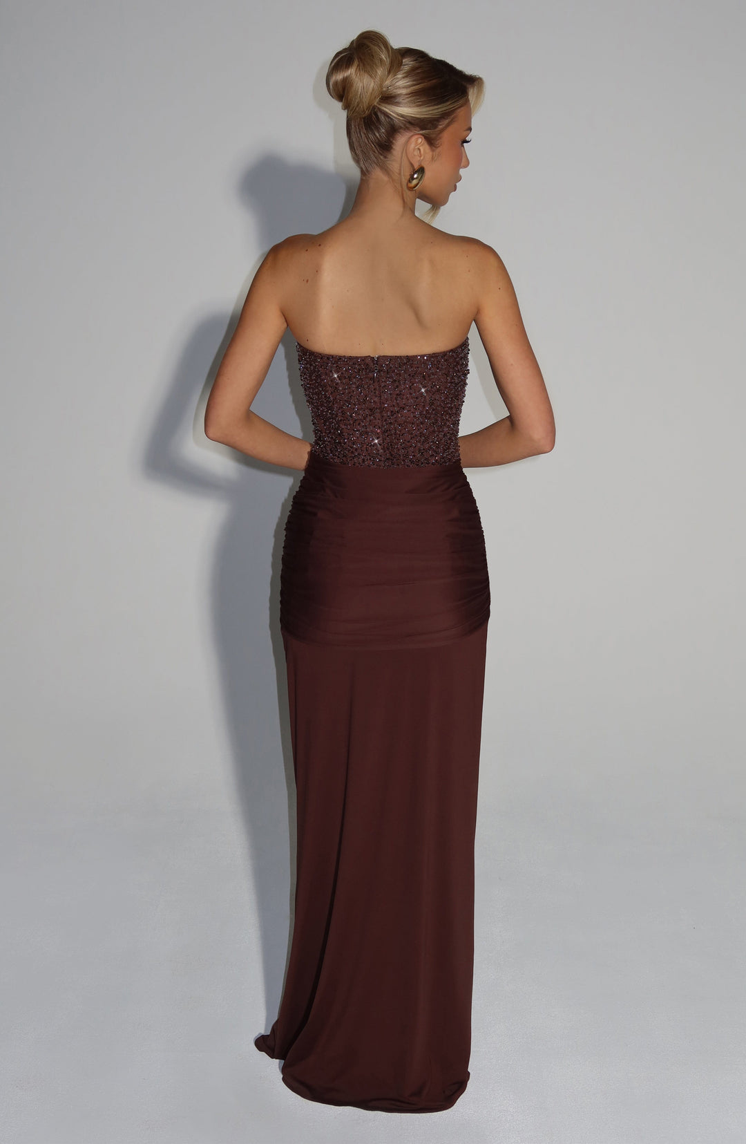 Muse™ | Off Shoulder Draped Maxi Dress