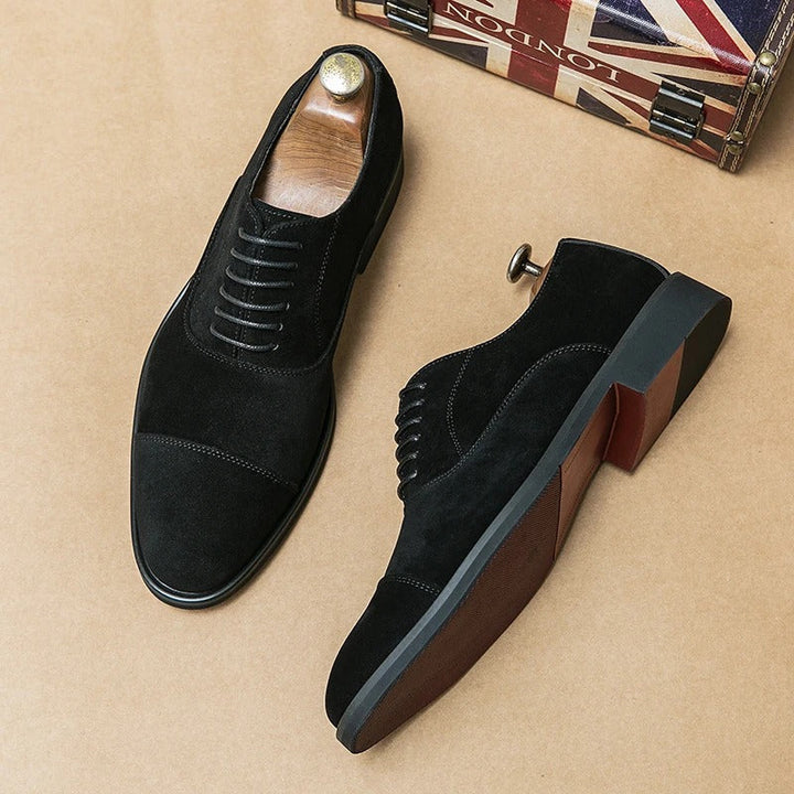 Claude Belleau Seude Derby Shoes