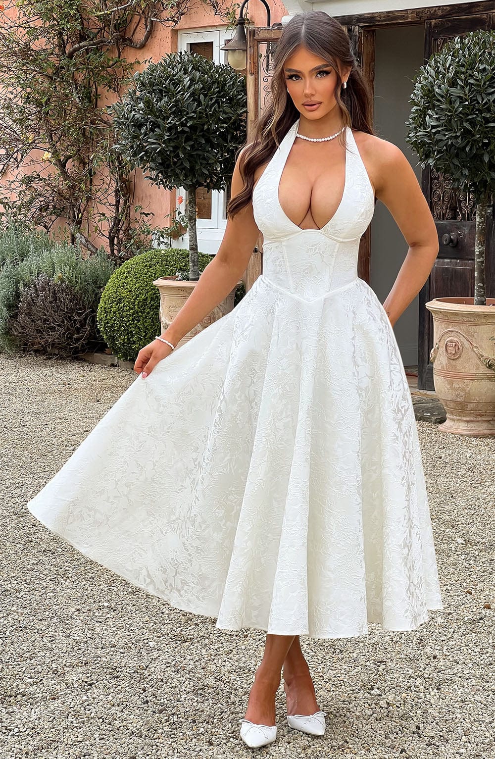 Esmeralda | Elegant Midi Dress