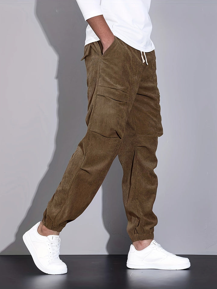 Raven Corduroy Cargo Pants