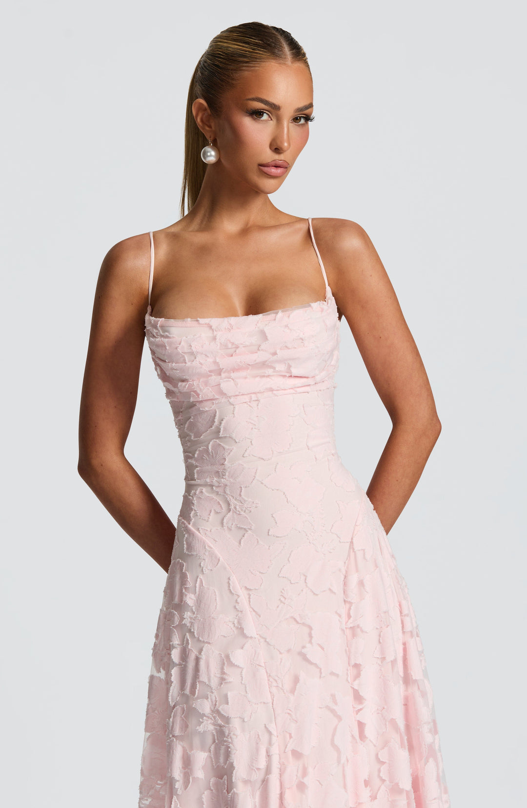 Aveline™ | Elegant Lace Corset Maxi Dress