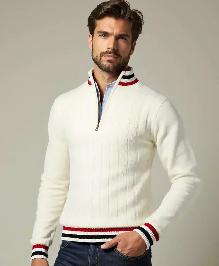 Wilson | Basic Turtleneck and Zip Sweater