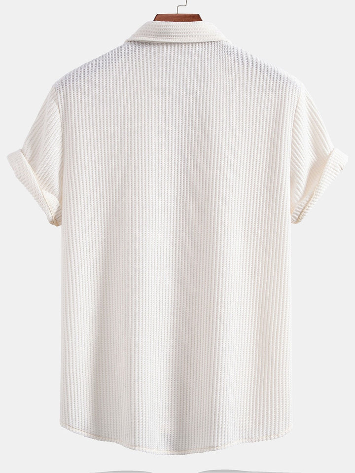 Waffle Button Up Shirt