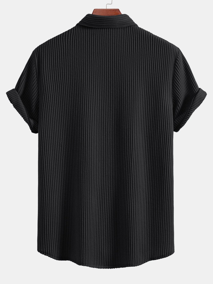 Waffle Button Up Shirt