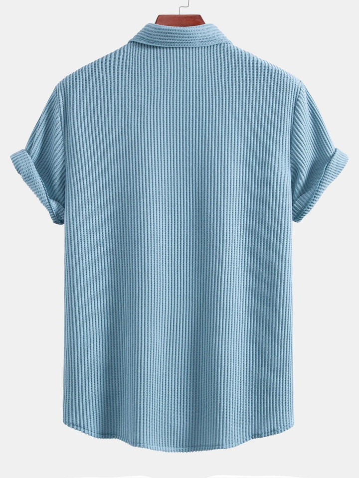 Waffle Button Up Shirt