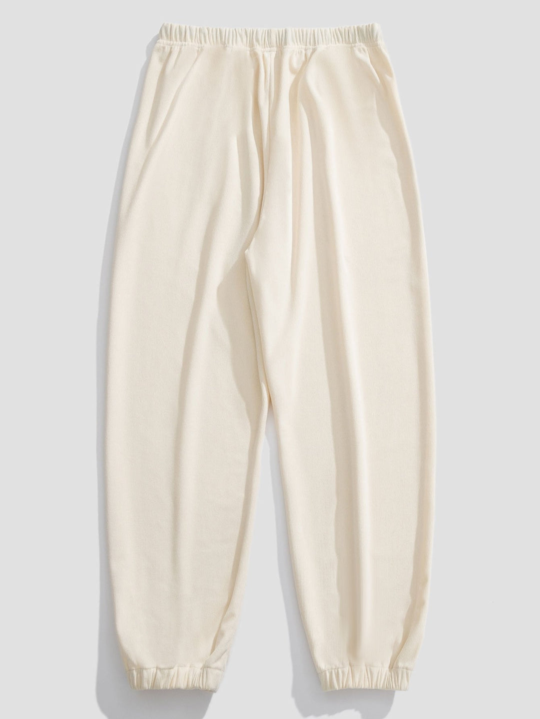 Corduroy Drawstring Jogging Pants