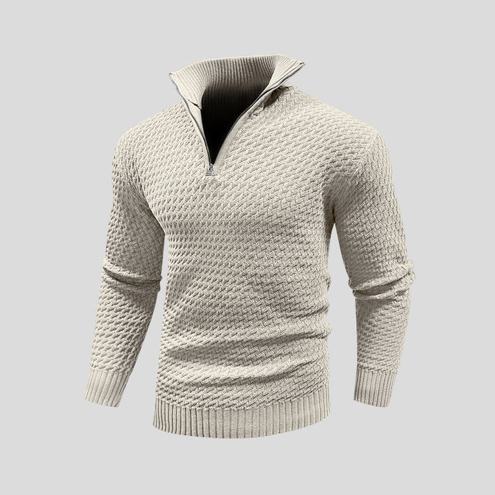 Wilson | Textured Zip-Up Sweater
